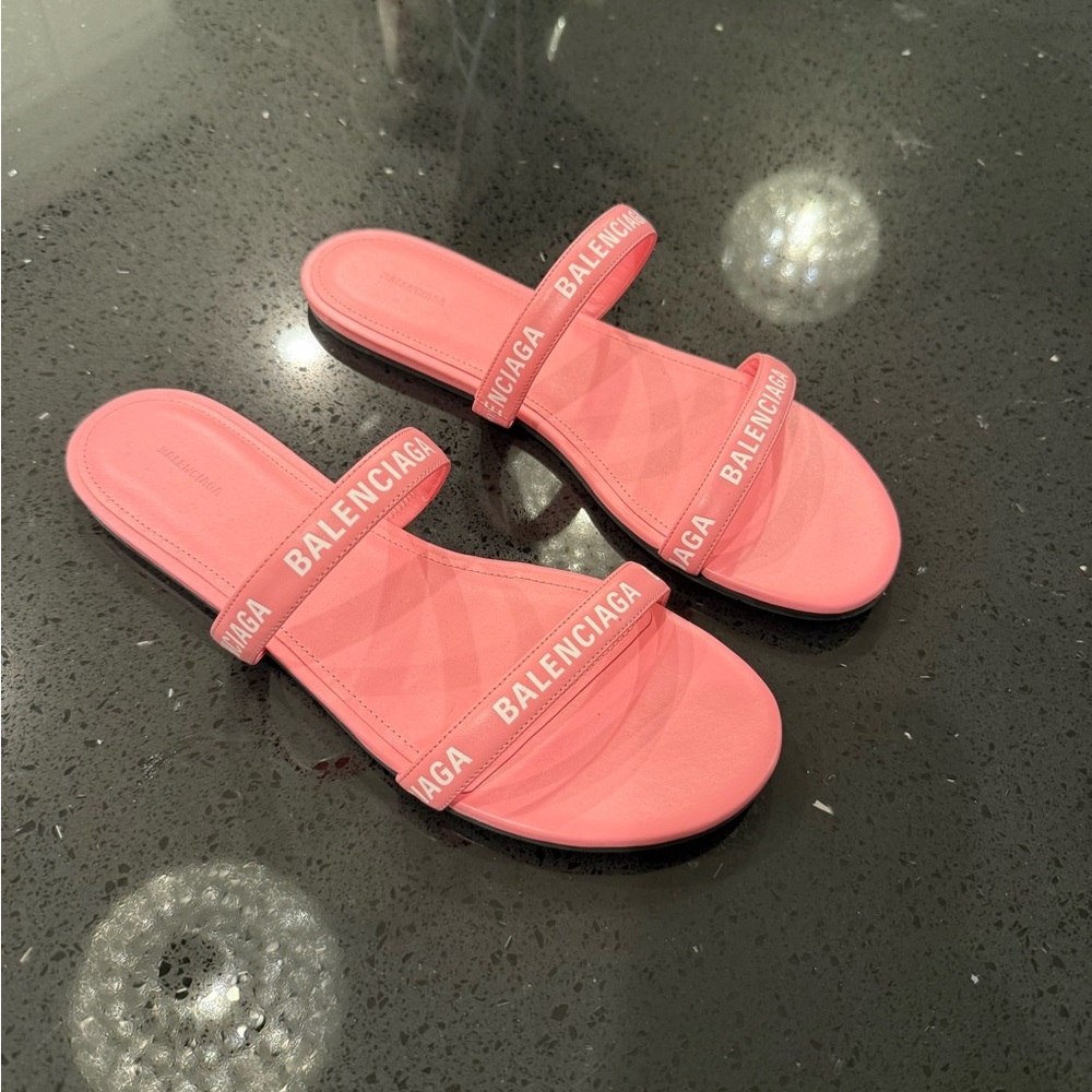 Balenciaga Women's Pink Sandals - Picture 2 of 4